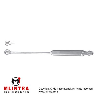 Rheinstaedter Uterine Flushing Curette Sharp Stainless Steel, Cup Size 14.0 mm Rheinstaedter Uterine Flushing Curette Sharp Stainless Steel, Cup Size 14.0 mm